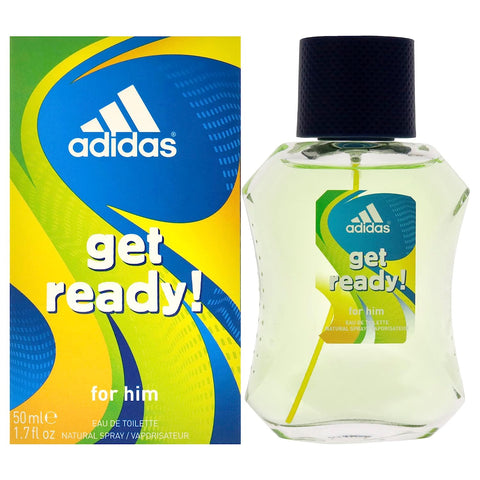 Adidas Fragrance Get Ready for Him Colognes, 1.7 Ounce