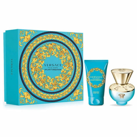 Versace Gift Set Women Dylan Turquoise  EDT-s 30ml + Perfumed Body Gel 50ml