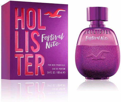 Hollister Festival Nite For Her 100ml Eau De Parfum Spray Brand New & Sealed
