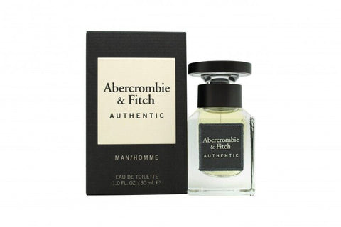 Abercrombie & Fitch Authentic Man Eau De Toilette Edt 30ml Perfume Spray