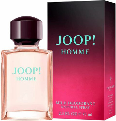 Joop! Homme 75ml Mild Deodorant Natural Spray For Men Him Brand New & Boxed