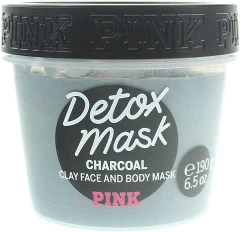 Victoria's Secret Pink Charcoal Clay Women's Face Body Detox Mask 190G