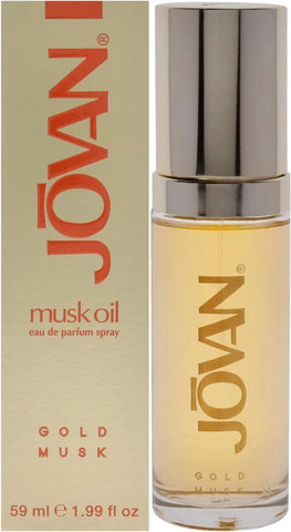 Jovan Gold Musk Eau de Parfum Natural Spray for Womens Perfume 59 ml