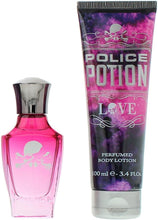 Police Potion Love 2 Piece Womens Gift Set: Eau de Parfum 30ml - Body Lotion 100ml