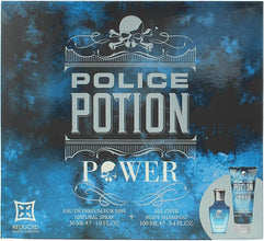 Police Potion Power 2  Piece Mens Gift Set: Eau de Parfum 30ml - Shower Gel 100ml