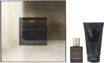 Cristiano Ronaldo Perfume Legacy Eau De Toilette Spray & Shower Gel Gold Set, 30 ml/150 ml