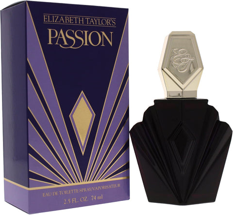 Elizabeth Taylor Passion Womens perfume Eau de Toilette Spray 74 ml