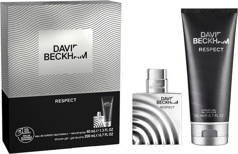 David Beckham Respect Men's Gift Set EDT 40 ml + Shower Gel 200 ml For Him