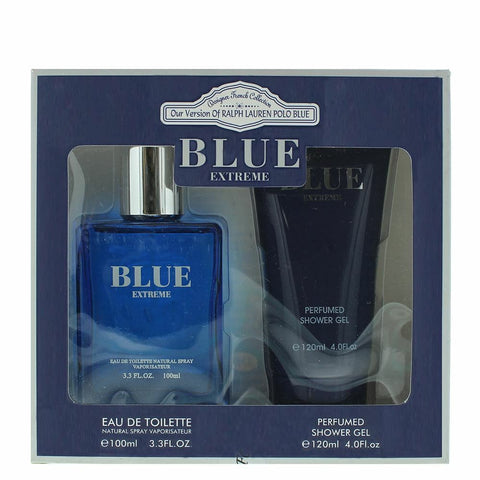 Designer French Collection Blue Extreme Eau de Toilette 100ml - Shower Gel Men