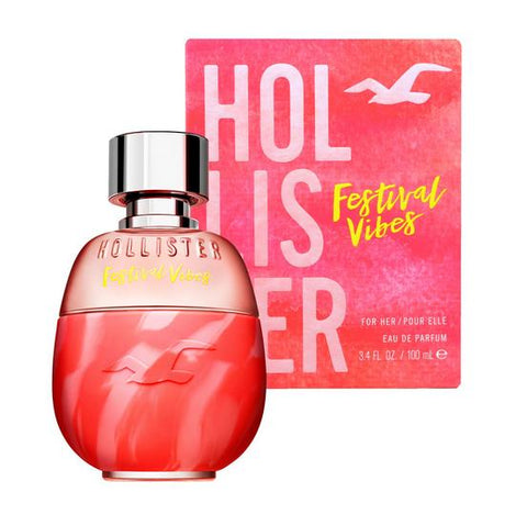 Hollister Festival Vibes For Her 100ml Eau De Parfum Spray Brand New