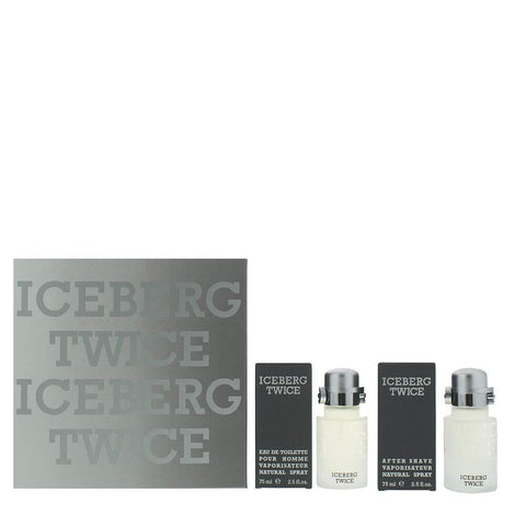 Iceberg Twice FOR MEN Pour Homme EDT 75Ml & After Shave 75Ml Gift Set FOR HIM