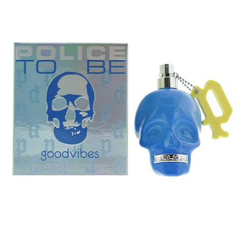 Police Perfume To Be Goodvibes Mens Edt 75ml New & Sealed