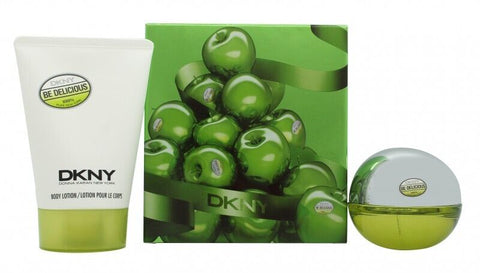 Dkny Be Delicious Gift Set 30ml Edp + 100ml Body Lotion - Women's Perfume Her