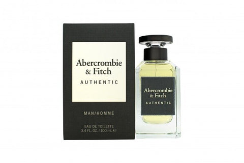 Abercrombie & Fitch Authentic Man Eau De Toilette Edt - Men's Fragrance 100ml