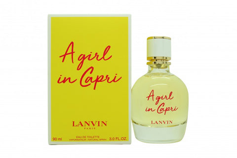 Lanvin A Girl In Capri Womens Perfume 90ml Edt Spray For Her - New